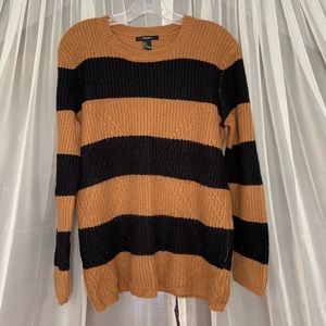 Striped loose sweater